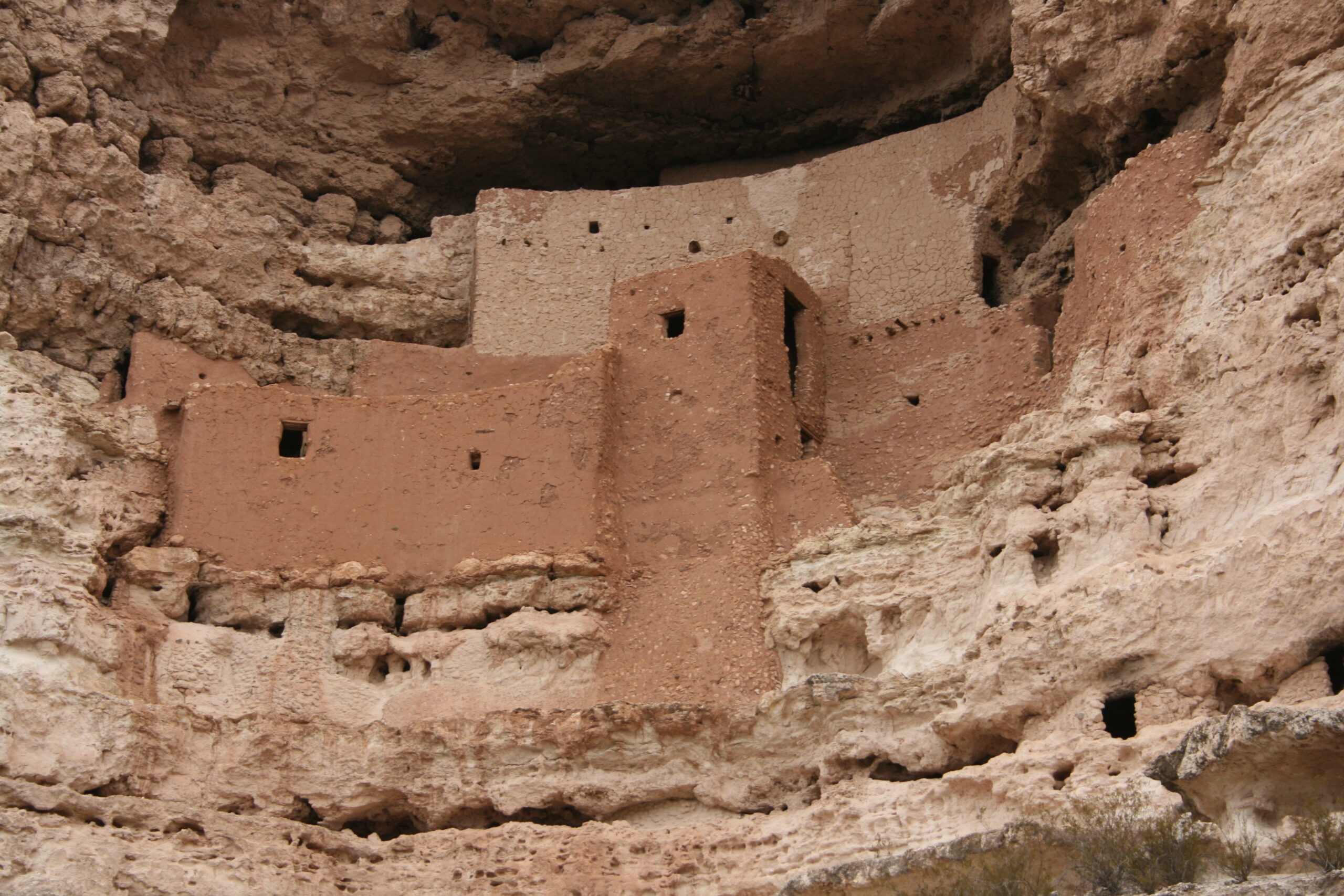 The Sinagua built Montezuma Castle, one of the best preserved cliff dwellings in North America.