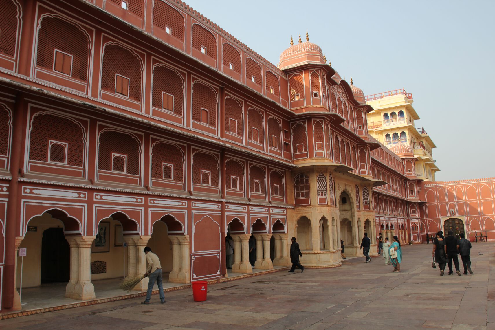 A view of the City Palace's Chandra Mahal -- the royal residence -- in Jaipur, India