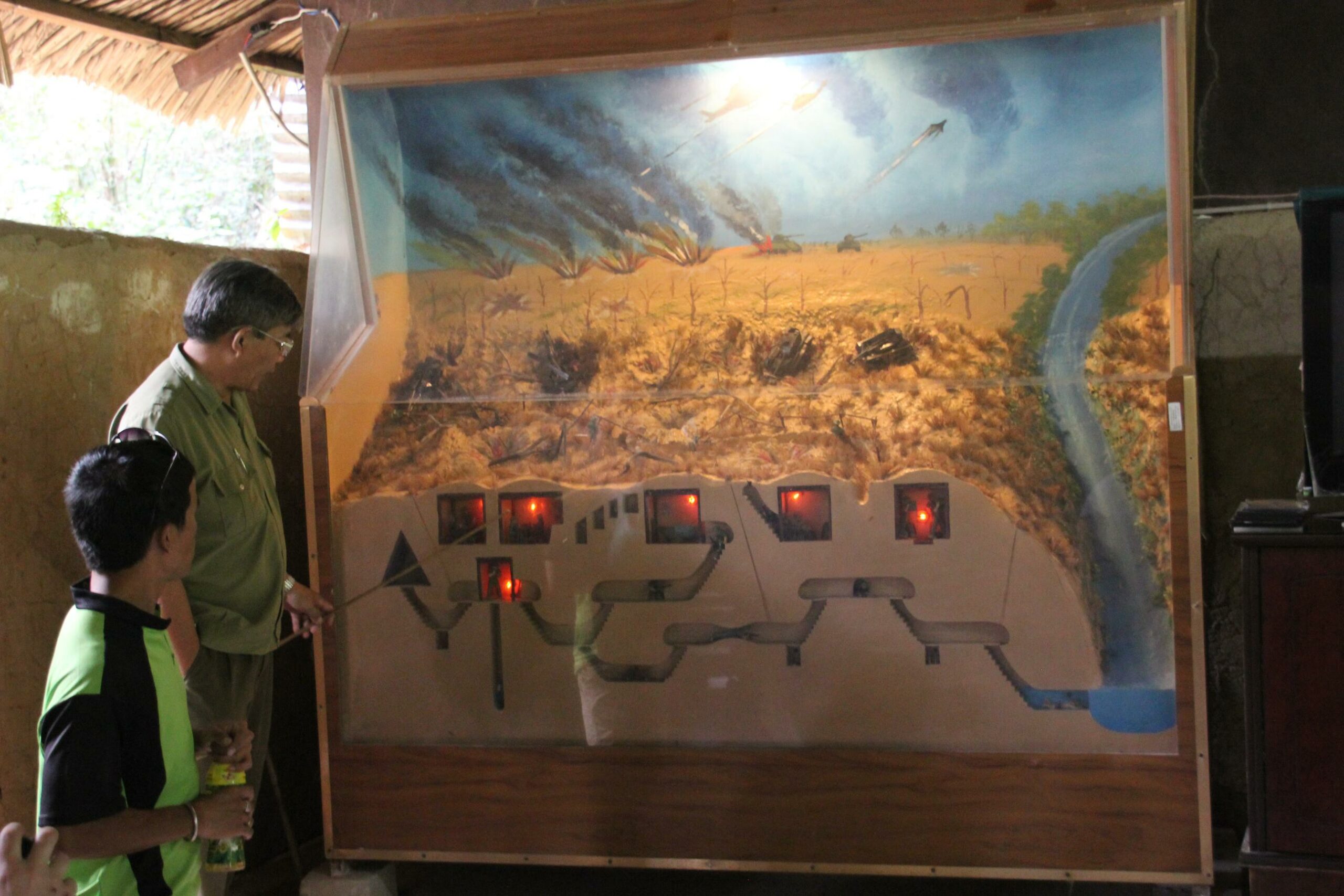 A former Vietnamese soldier describes living and fighting underground in the Cu Chi Tunnels.