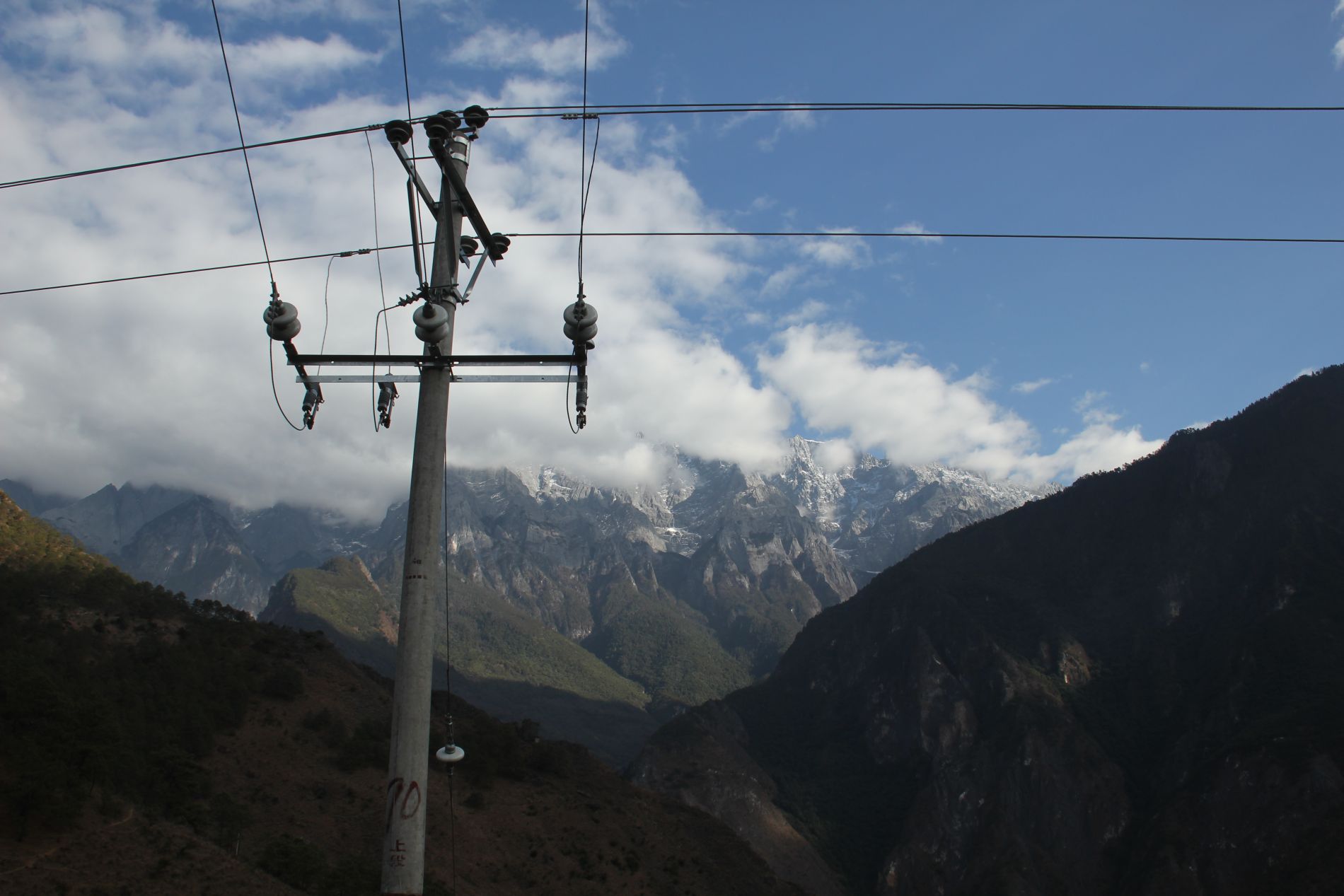 Signs of development are starting to creep into China's Tiger Leaping Gorge.