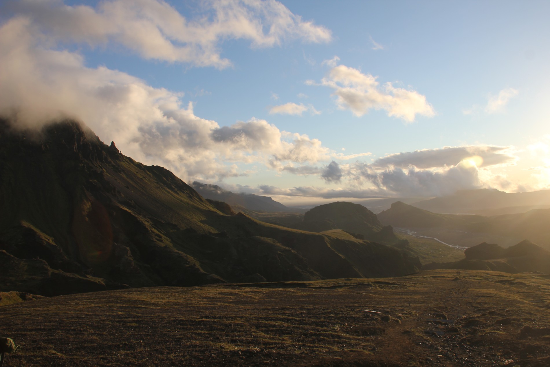 The mountains of Thórsmörk look like an imagined, fairy-tale world.