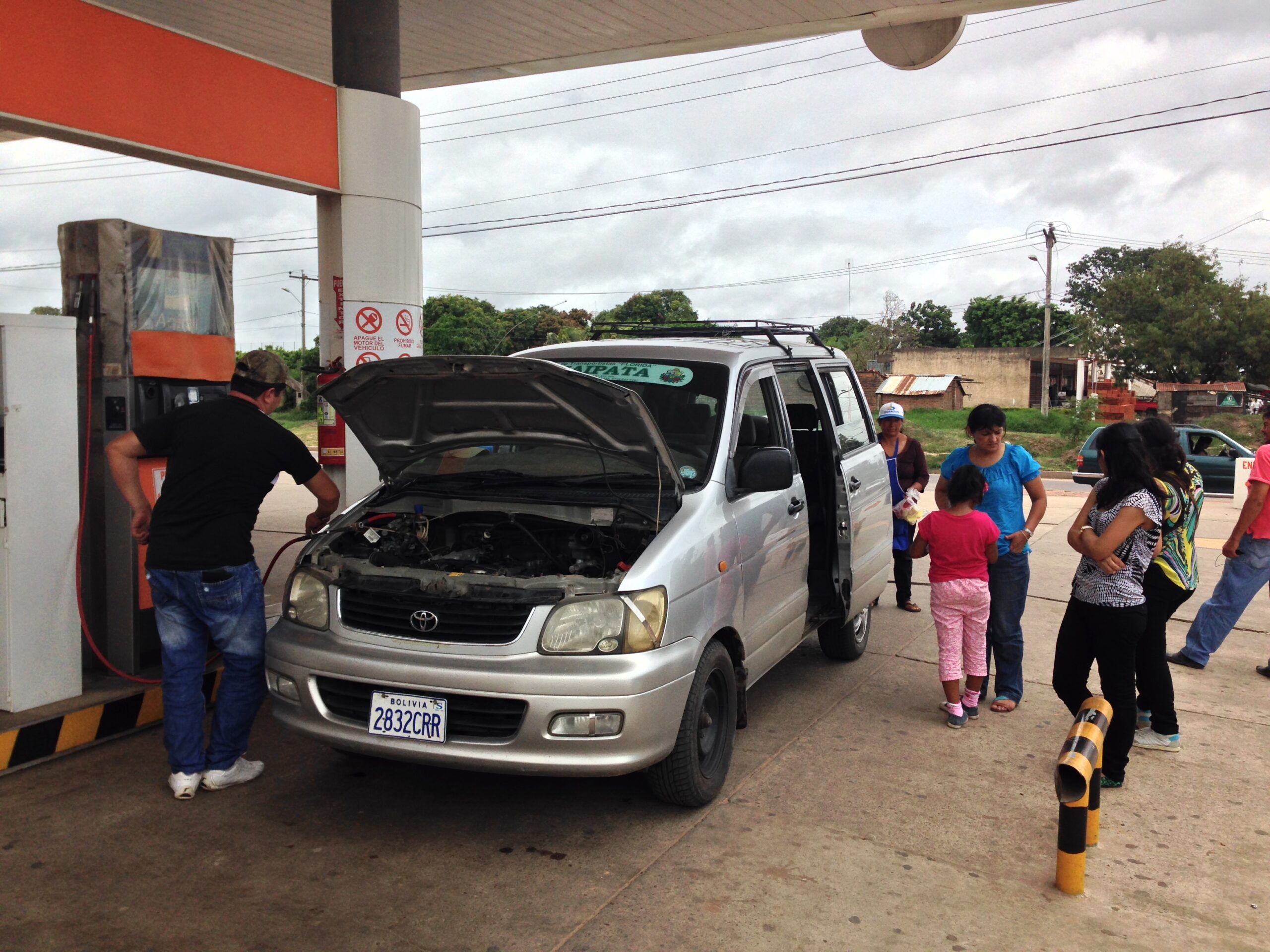 In Bolivia, all vehicle passengers are required to exit the car during refueling.